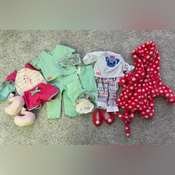 American Girl size doll clothing Target OG Brand 3 sets with Accessories - Picture 1 of 4